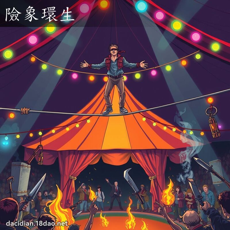 險象環生 - 國語大辭典配圖