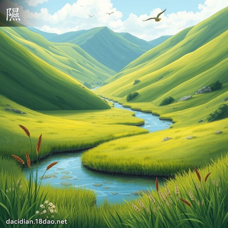 隰 - 国语大辞典配图