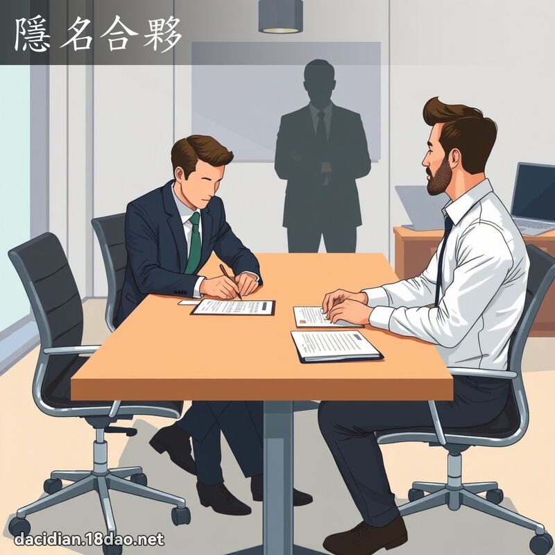 隱名合伙 - 国语大辞典配图