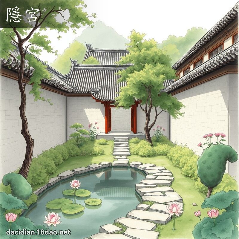 隱宮 - 國語大辭典配圖