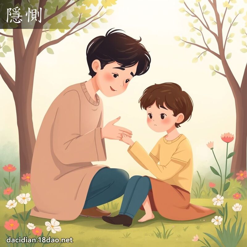 隱惻 - 國語大辭典配圖