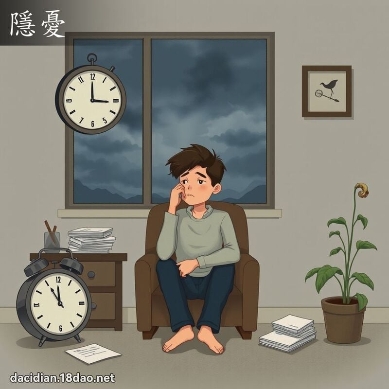 隱憂 - 國語大辭典配圖