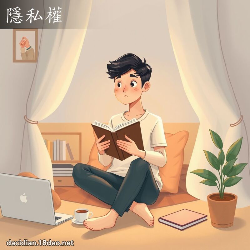 隱私权 - 国语大辞典配图