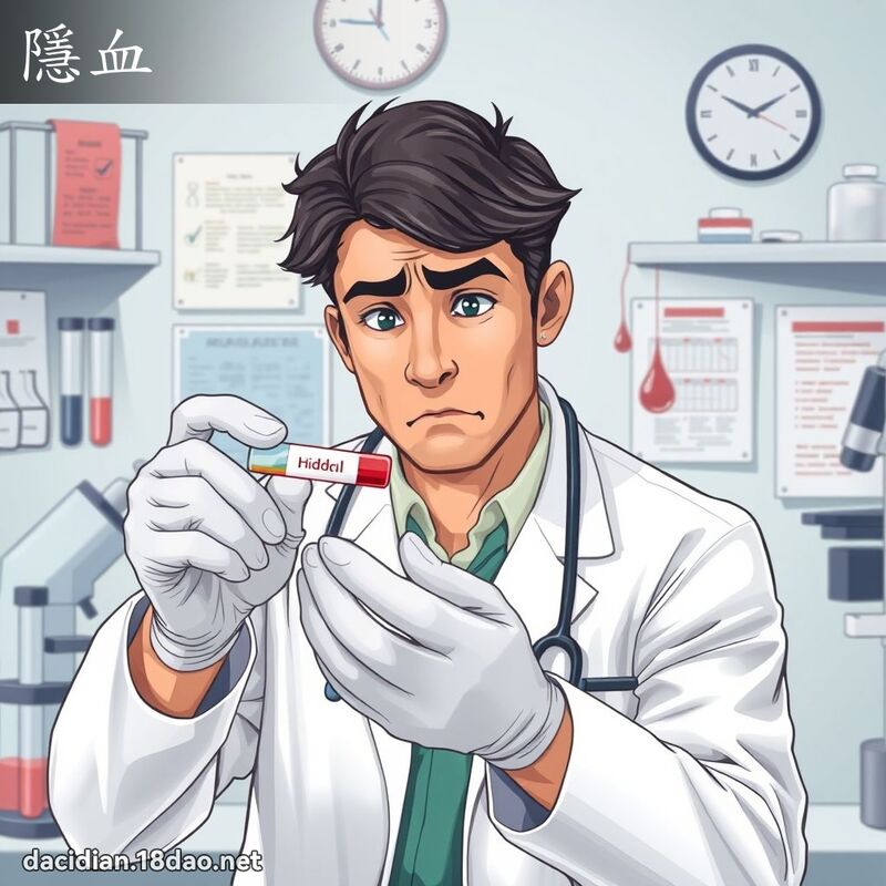 隱血 - 國語大辭典配圖