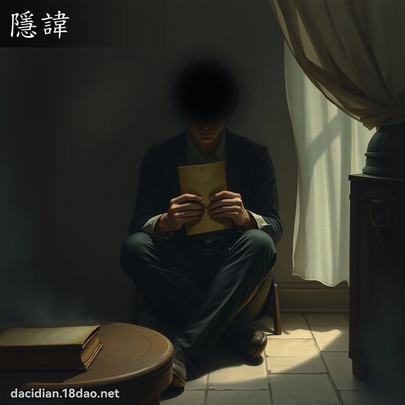 隱諱 - 國語大辭典配圖
