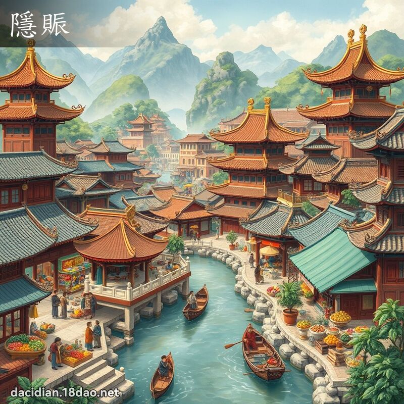 隱賑 - 國語大辭典配圖