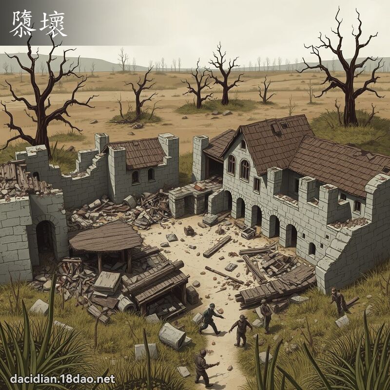隳坏 - 国语大辞典配图