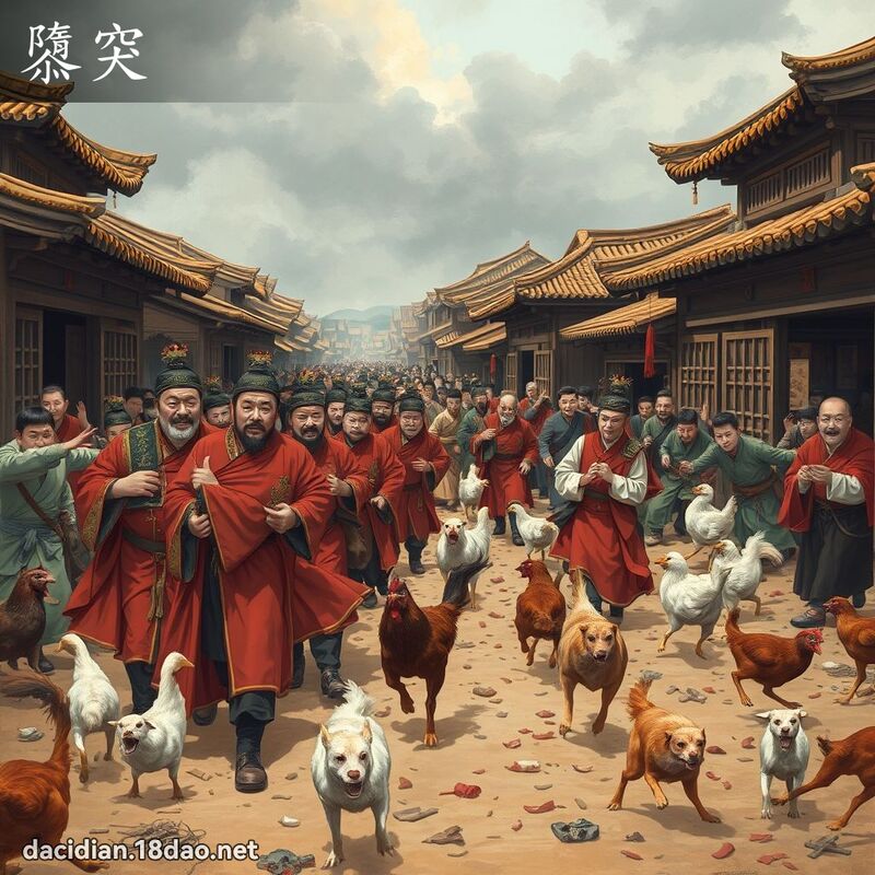 隳突 - 國語大辭典配圖