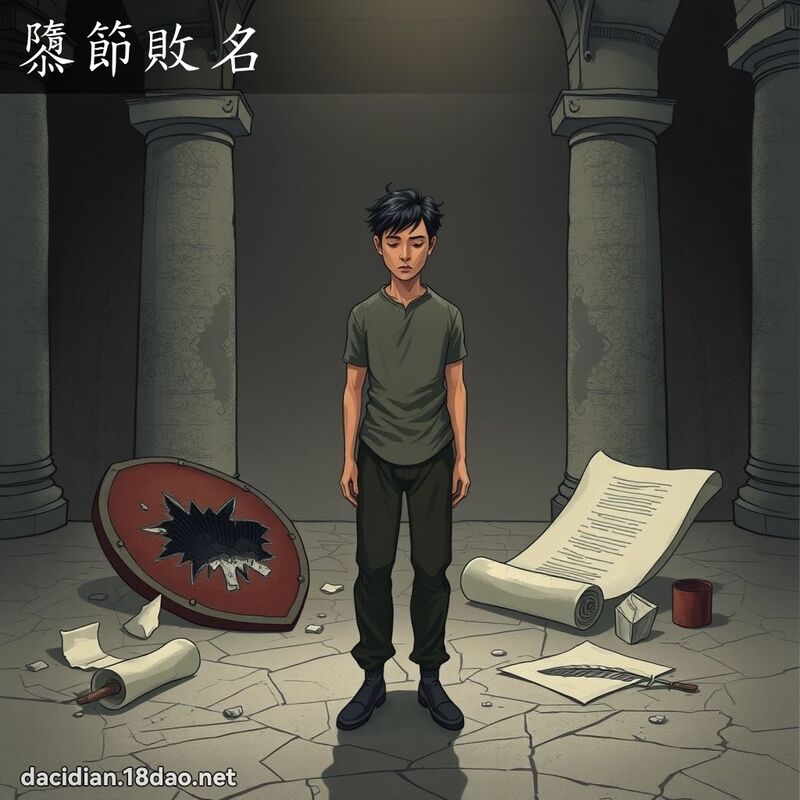 隳节败名 - 国语大辞典配图