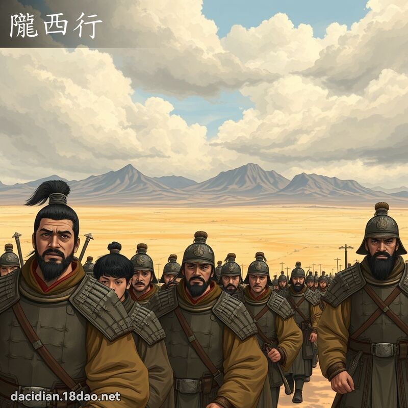 隴西行 - 國語大辭典配圖