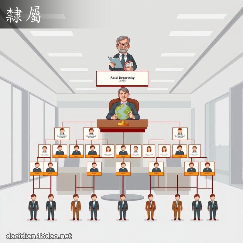隸屬 - 國語大辭典配圖