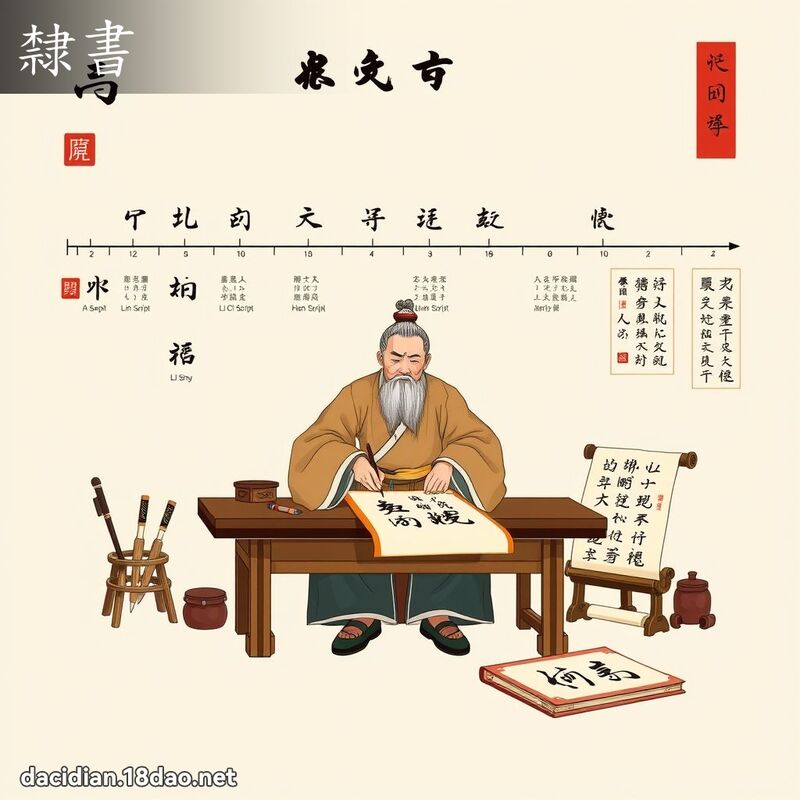 隸書 - 國語大辭典配圖