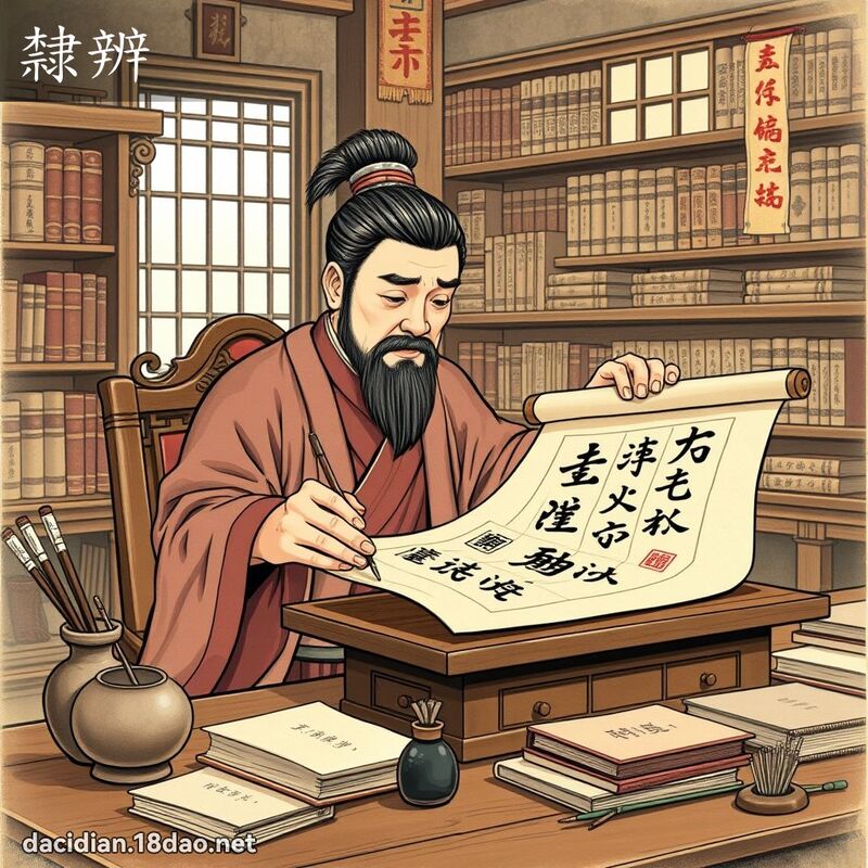 隶辨 - 国语大辞典配图