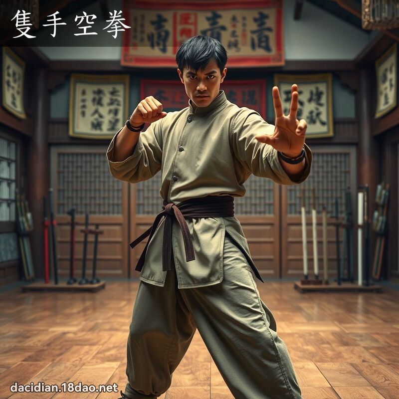 隻手空拳 - 國語大辭典配圖