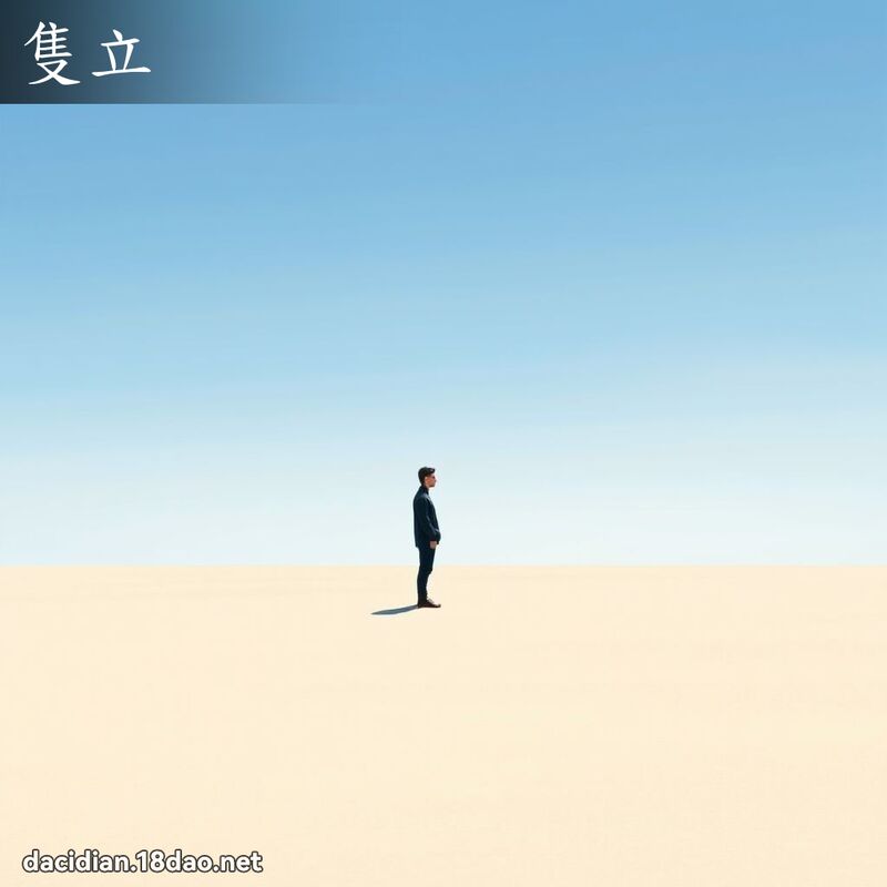 隻立 - 國語大辭典配圖