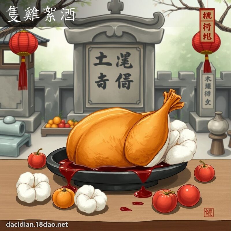 只鸡絮酒 - 国语大辞典配图