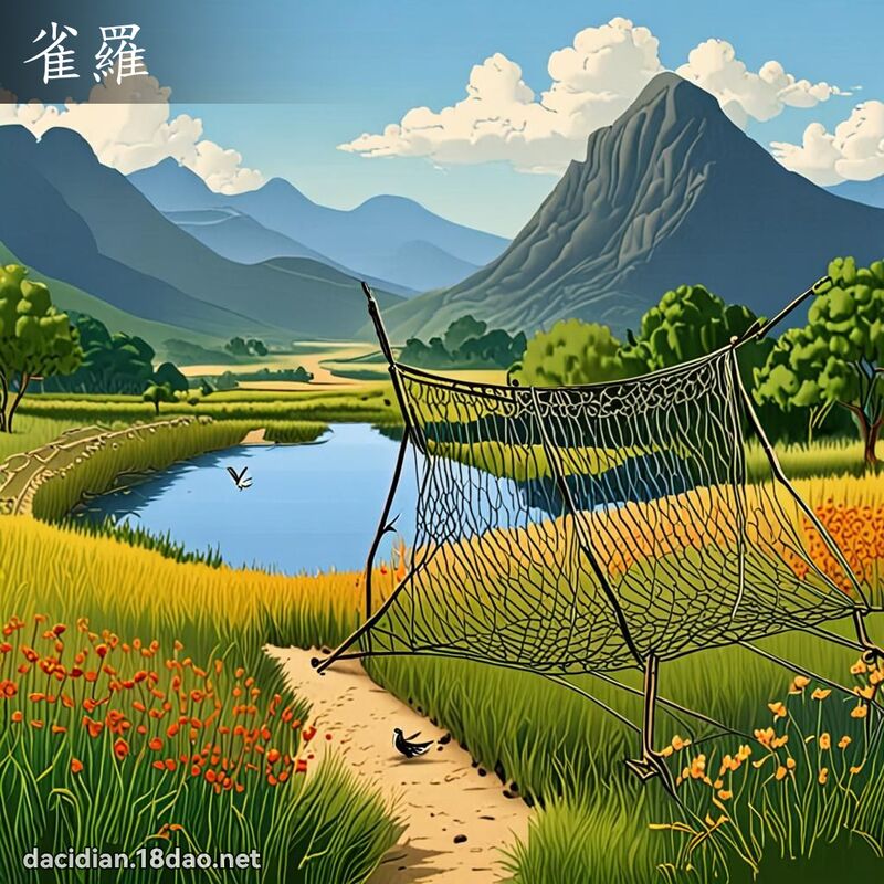 雀羅 - 國語大辭典配圖