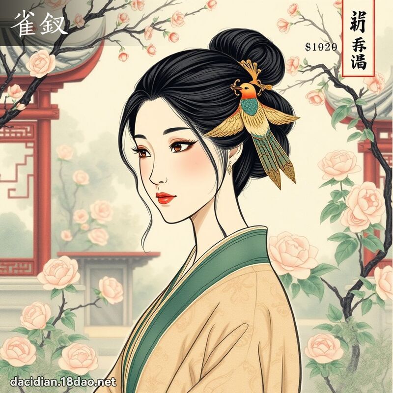 雀釵 - 國語大辭典配圖