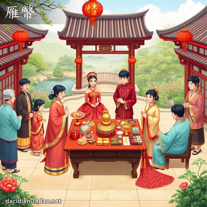 雁幣 - 国语大辞典配图