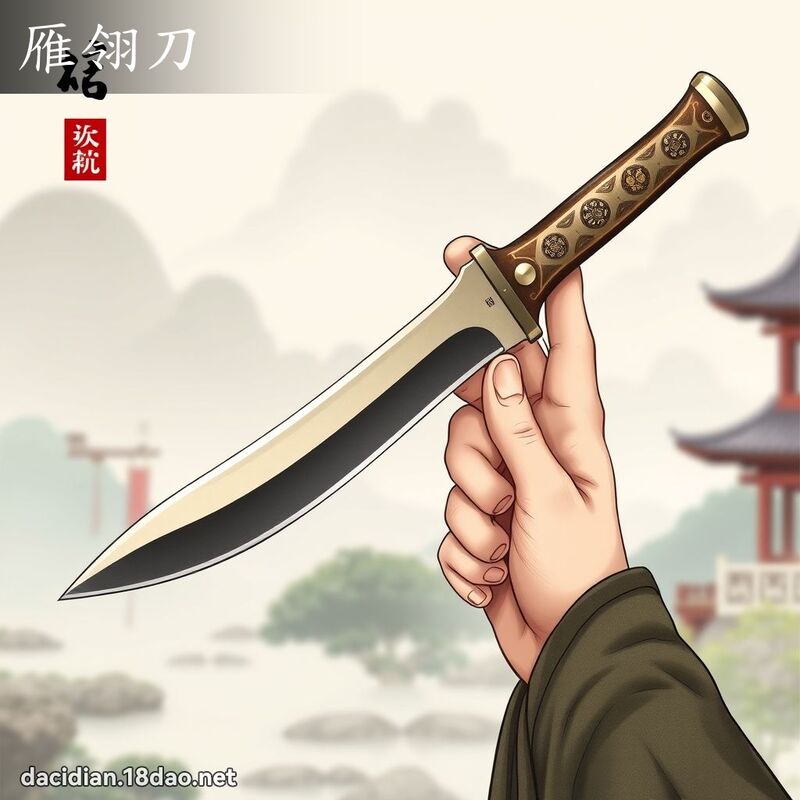 雁翎刀 - 國語大辭典配圖