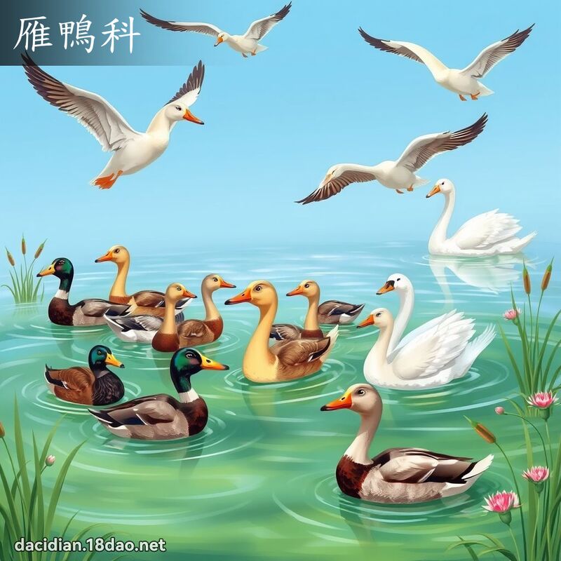 雁鴨科 - 國語大辭典配圖