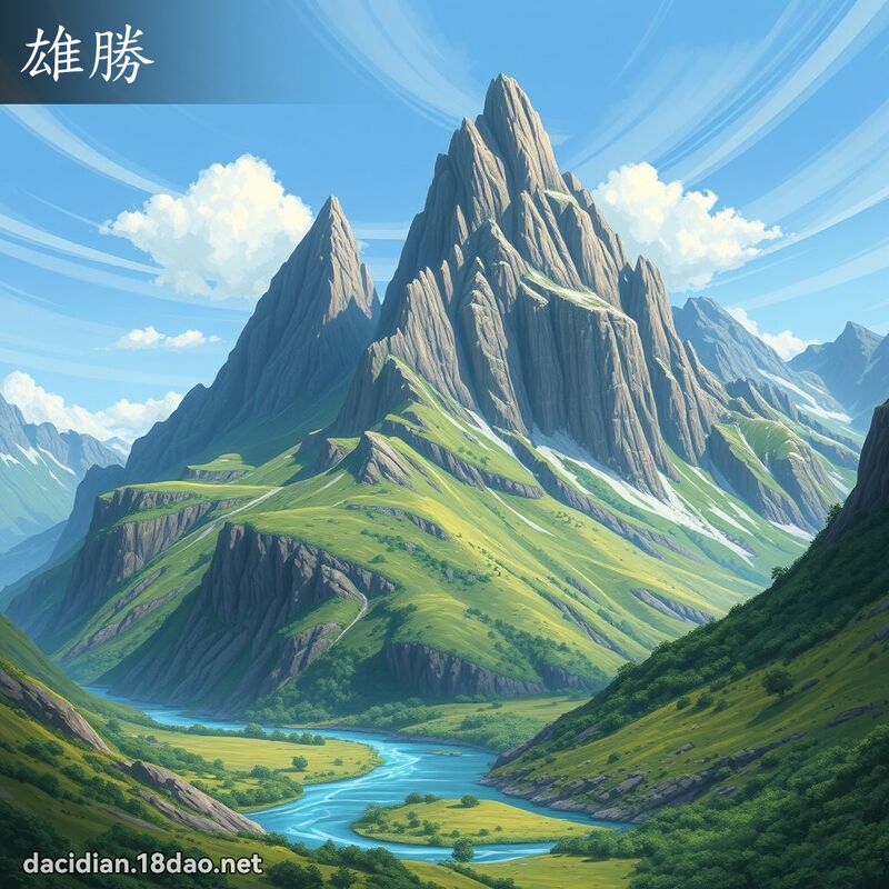 雄胜 - 国语大辞典配图