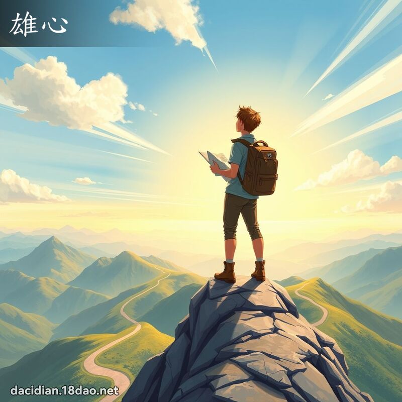 雄心 - 国语大辞典配图