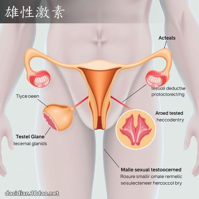 雄性激素 - 國語大辭典配圖
