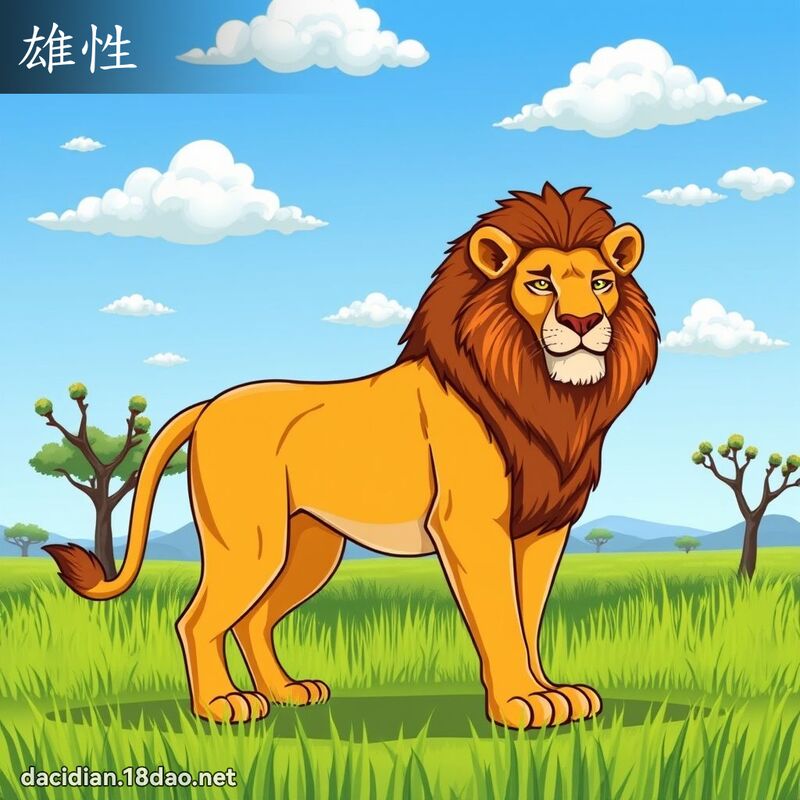 雄性 - 国语大辞典配图