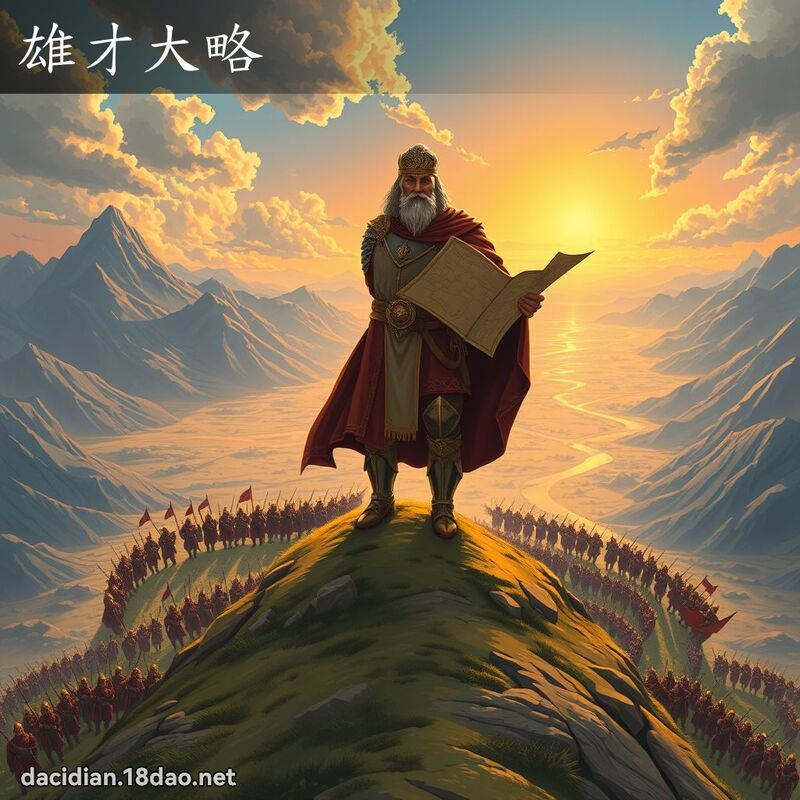 雄才大略 - 國語大辭典配圖