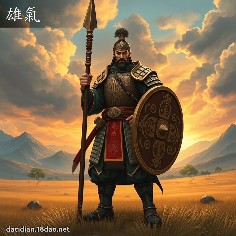 雄氣 - 國語大辭典配圖
