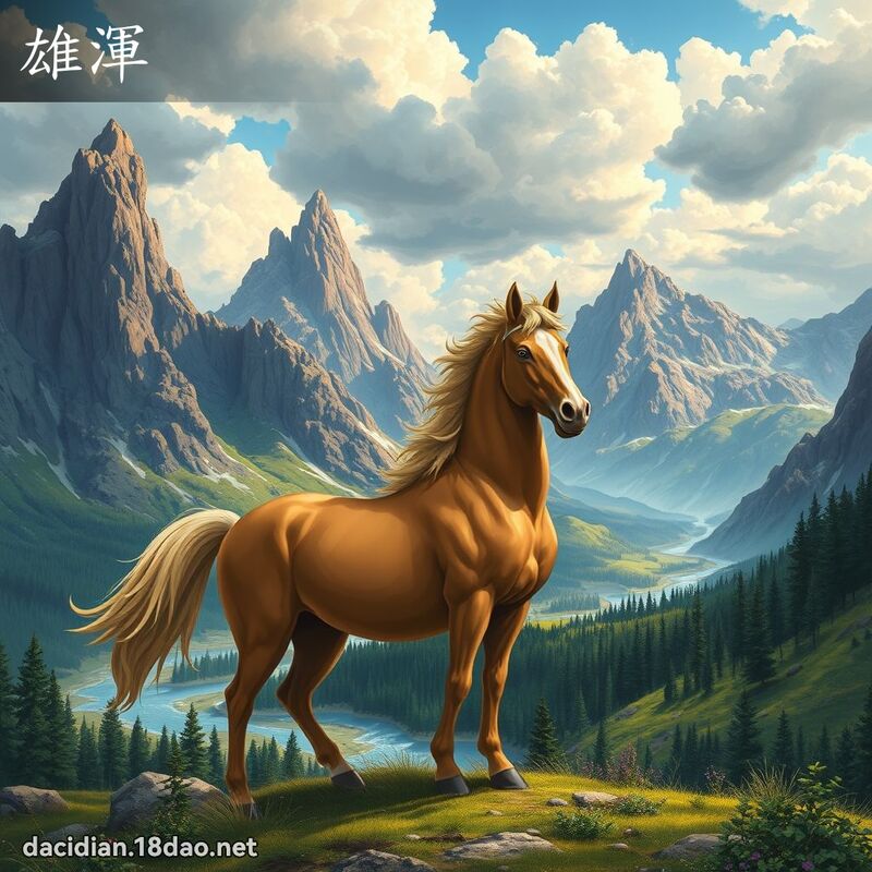 雄渾 - 國語大辭典配圖