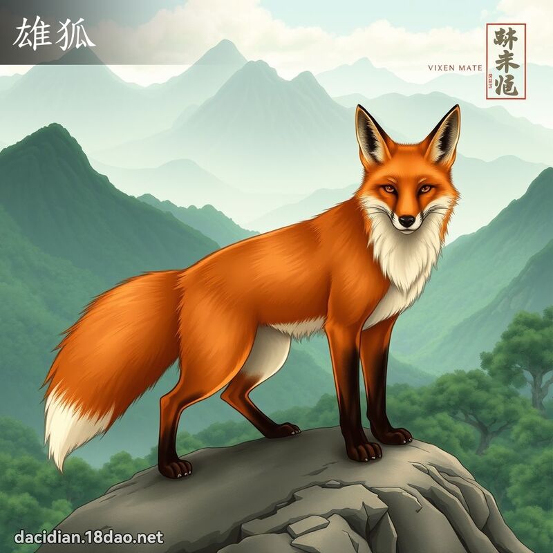 雄狐 - 國語大辭典配圖