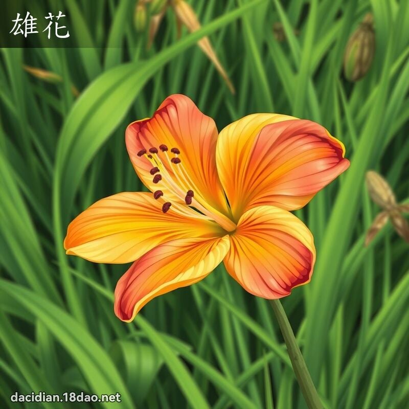 雄花 - 国语大辞典配图
