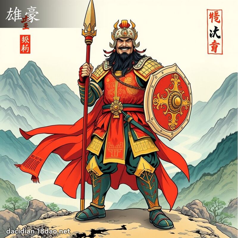 雄豪 - 國語大辭典配圖