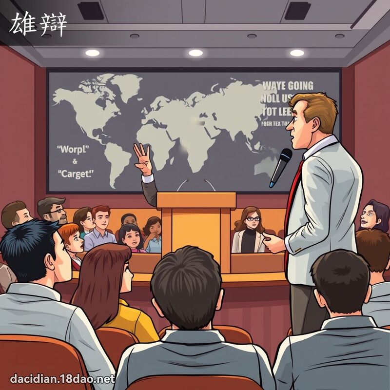 雄辩 - 国语大辞典配图