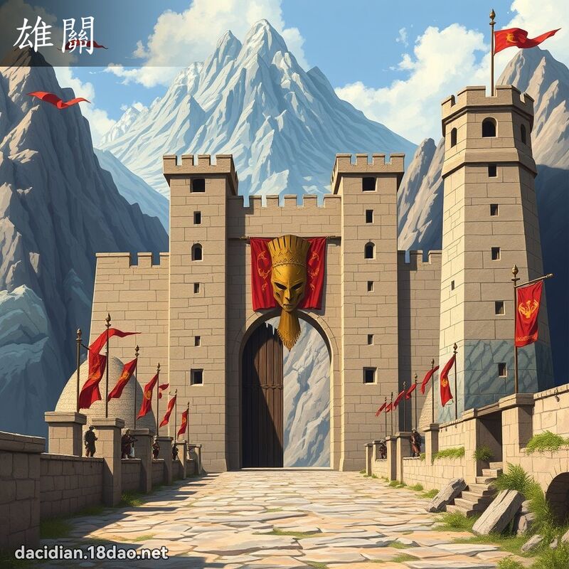 雄關 - 國語大辭典配圖