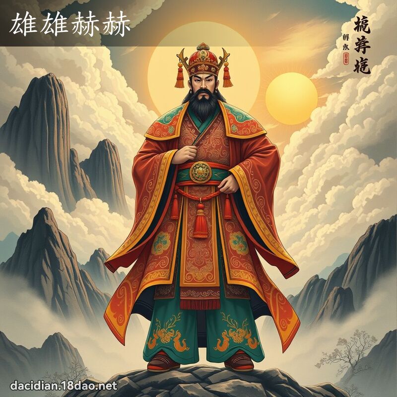 雄雄赫赫 - 國語大辭典配圖