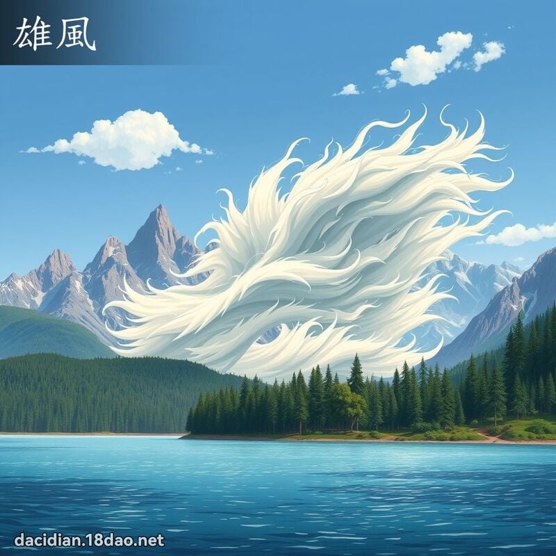 雄風 - 國語大辭典配圖