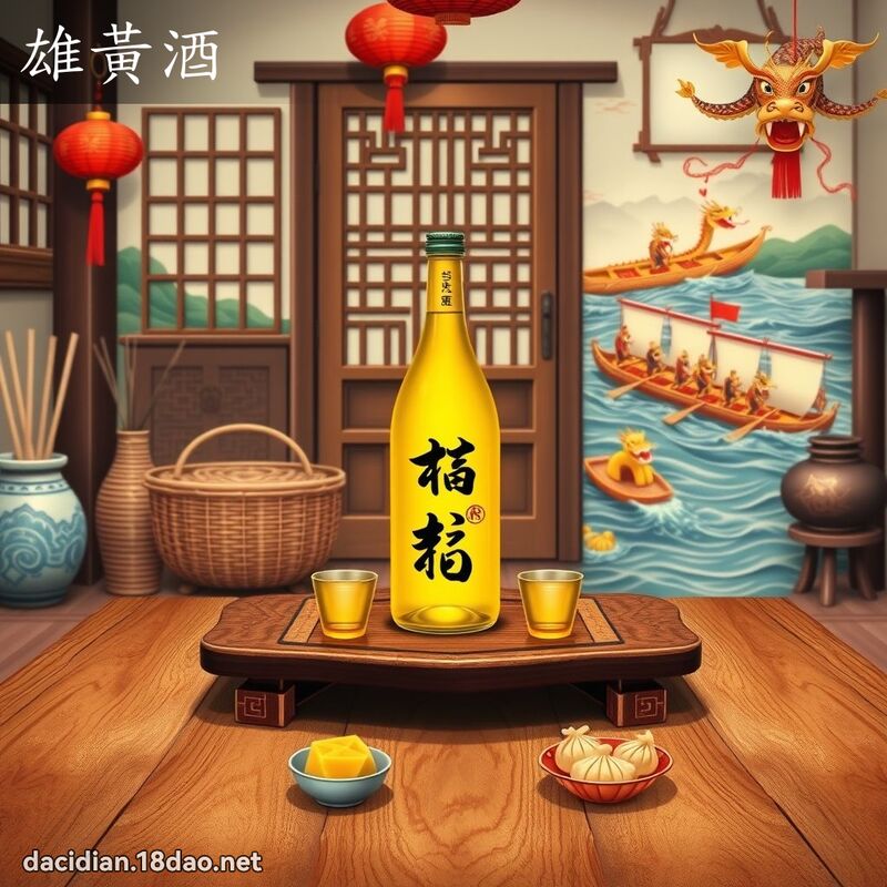 雄黃酒 - 國語大辭典配圖