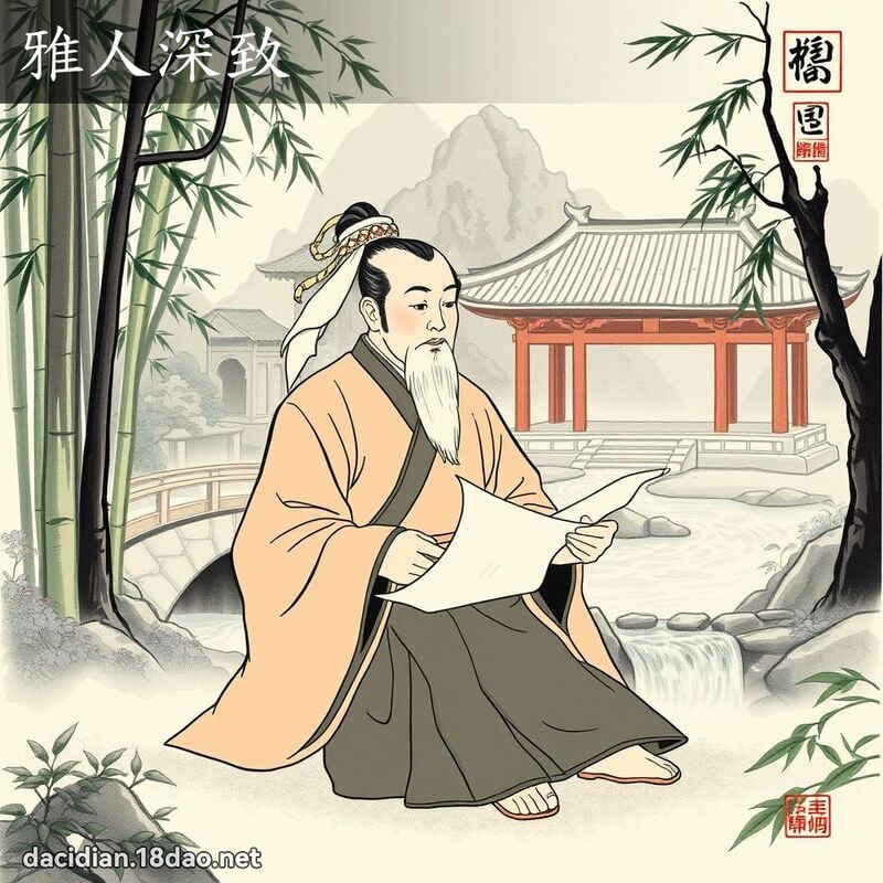 雅人深致 - 國語大辭典配圖