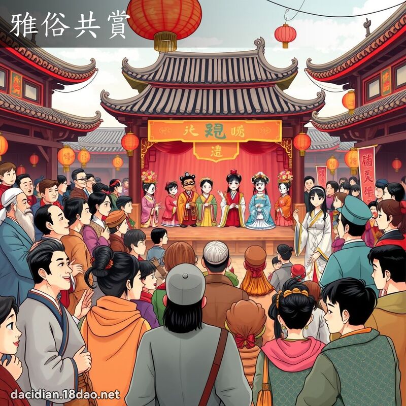 雅俗共賞 - 國語大辭典配圖