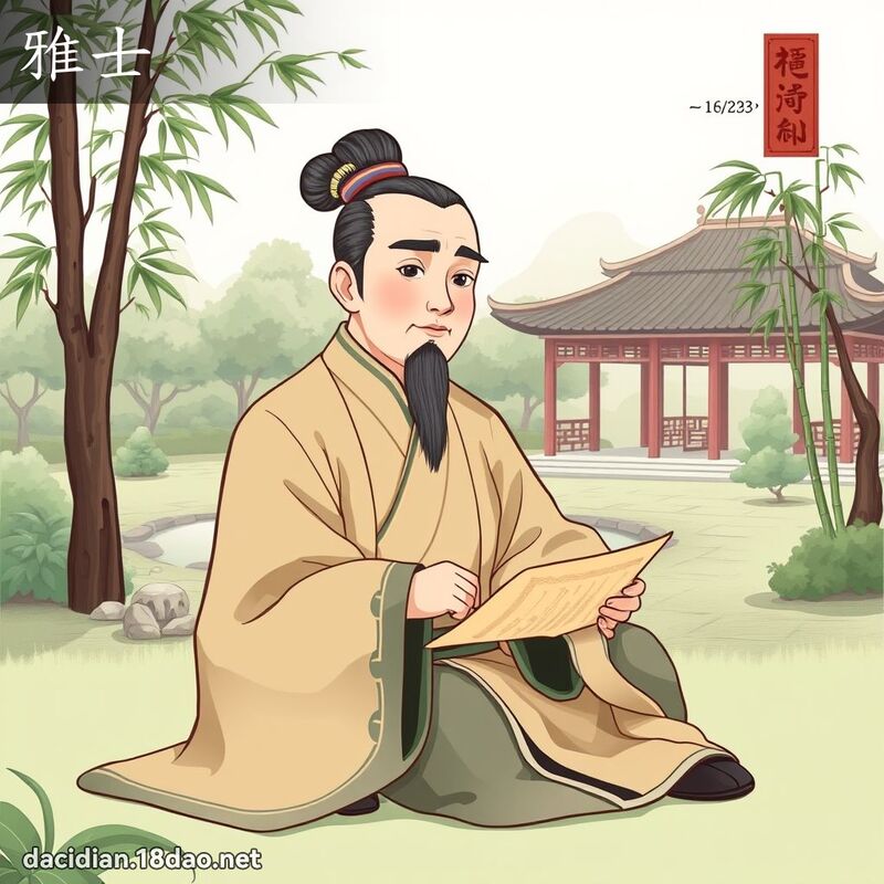 雅士 - 国语大辞典配图