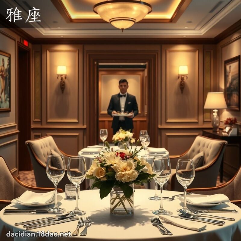 雅座 - 國語大辭典配圖