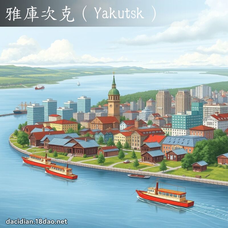 雅庫次克（Yakutsk） - 國語大辭典配圖