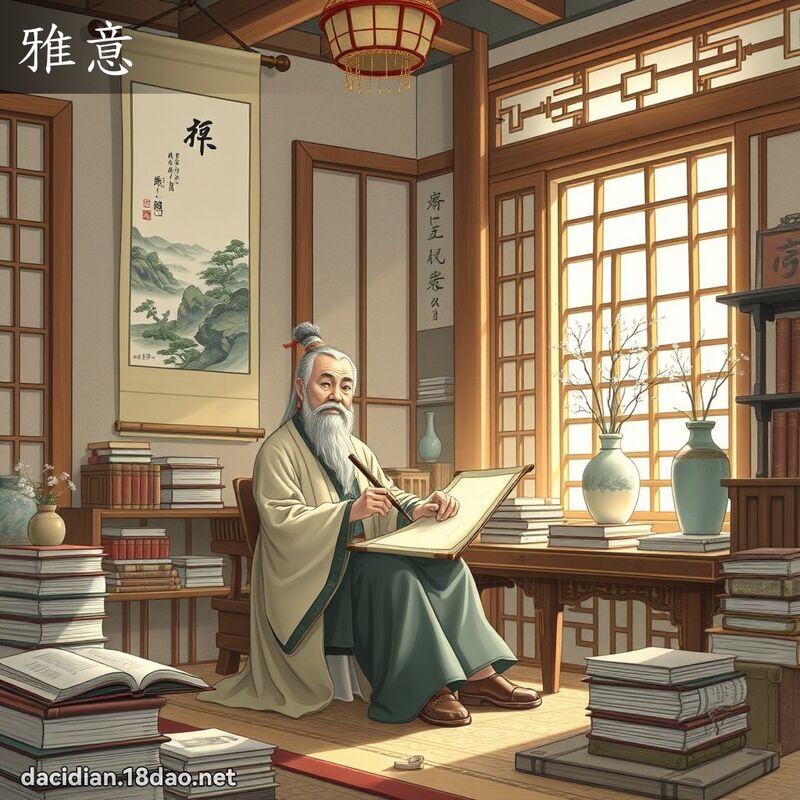 雅意 - 國語大辭典配圖