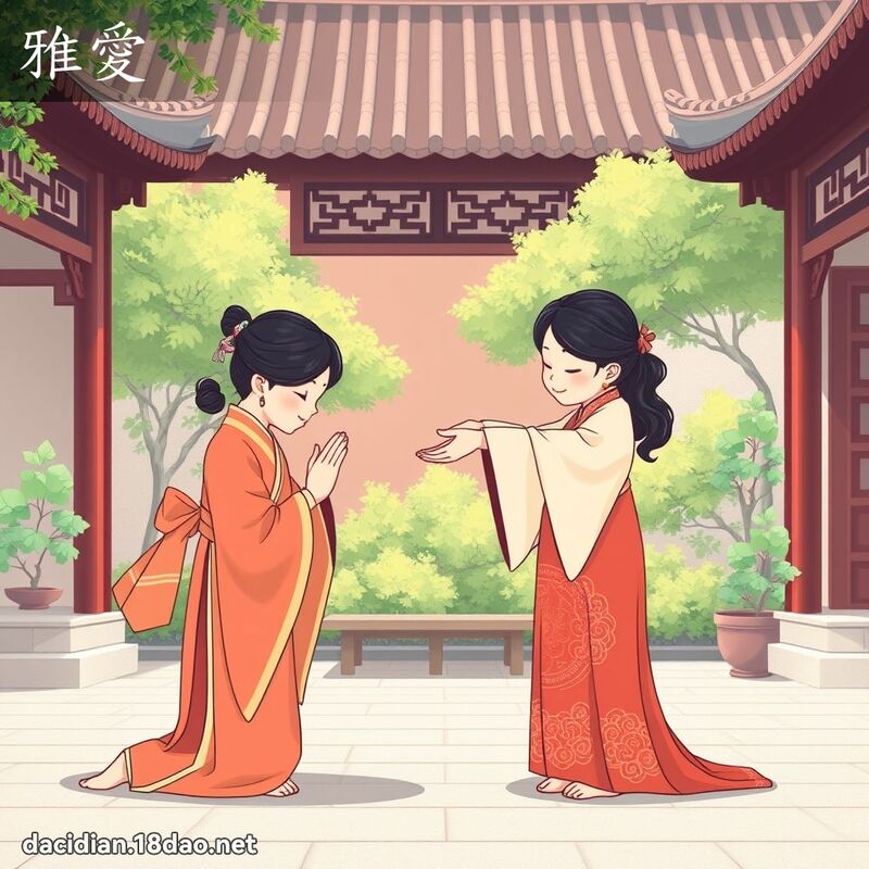 雅愛 - 國語大辭典配圖