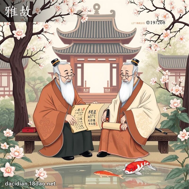 雅故 - 國語大辭典配圖