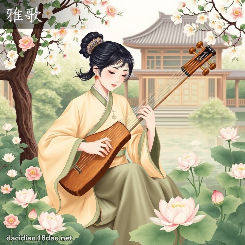 雅歌 - 國語大辭典配圖