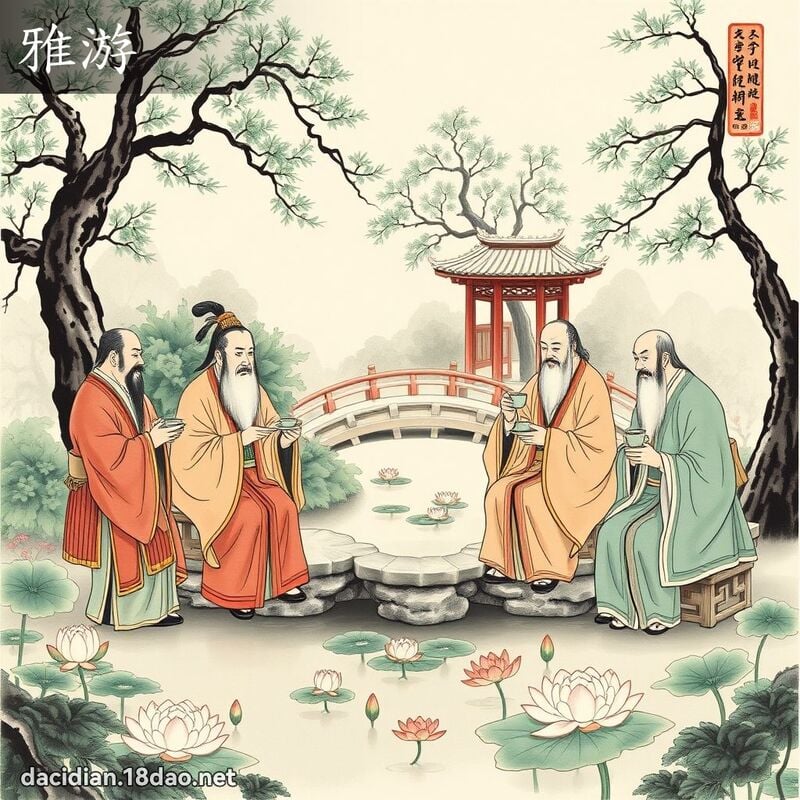 雅游 - 國語大辭典配圖